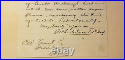 1879 Whitelaw Reid Autograph Letter Signed New York Tribune Editor Ohio War