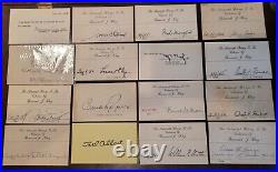 1950s Political Autograph Collection (16 cards)