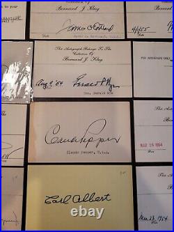 1950s Political Autograph Collection (16 cards)
