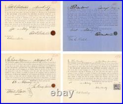 20 Appointments signed by Famous Famalies Autograph Autographs of Famous Peo
