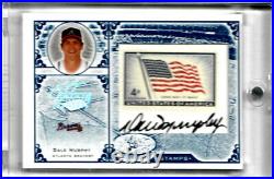 2005 Leaf Century Collection USA Flag Stamp Auto #S-30 Dale Murphy #028/100