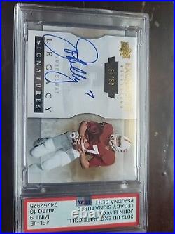 2012 Exquisite John Elway Auto On Card PSA 9 PSA 10 AUTO Stanford BRONCOS /60