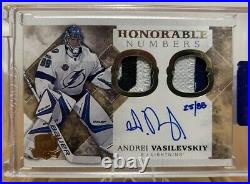 2017-18 UD The Cup Andrei Vasilevskiy Honorable Numbers Patch Auto /88, #HN-AV