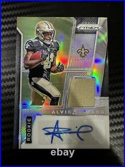 2017 Panini Prizm Rookie Patch Autographs Silver Prizm Alvin Kamara /99 rc