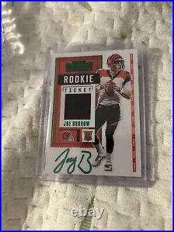 2020 Panini Contenders Rookie Ticket Swatches Autographed 12-31-21 Guaranteed