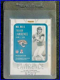 2021 Panini Illusions Trevor Lawrence ROOKIE ENDORSEMENTS /50 RC Red AUTO #RE-1