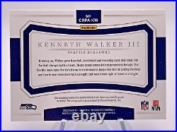 2022 Panini National Treasures Kenneth Walker III Rookie Nike Swoosh Rpa /2