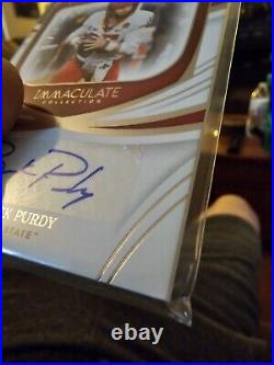 2022 brock purdy autograph Immaculate Signature Moves 65/99