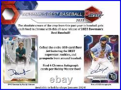 2023 Bowman's Best Baseball Hobby Box Brand New Free Shipping