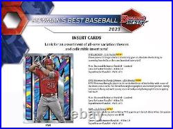 2023 Bowman's Best Baseball Hobby Box Brand New Free Shipping