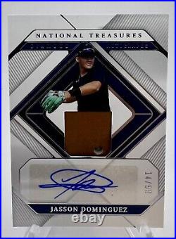 2023 National Treasures Jasson Dominguez Glove Auto Autograph #14/99 Yankees RC