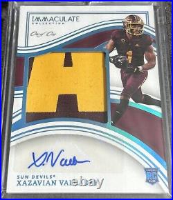 2023 Panini Immaculate Collection Collegiate #37 Xazavian Valladay 1/1 Jersey #