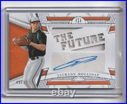 2023 Panini National Treasures Jackson Holliday Auto Relic The Future 49/99 #JH