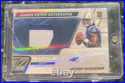 2023 Panini Zenith Rookie Patch Autographs #202 Anthony Richardson 41/299