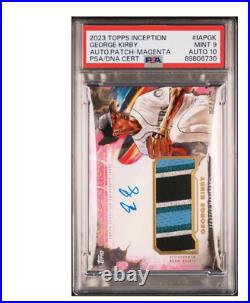 2023 Topps Inception -George Kirby Inception Autograph Patch Magenta /75 #IAP-GK