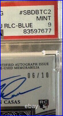 2023 Topps Sterling Debuts Triston Casas #/10 RC Triple Patch Auto