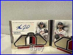 2024 Topps Tier One Max Fried/Spencer Strider Dual Auto Relic Book 6/10