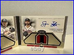 2024 Topps Tier One Max Fried/Spencer Strider Dual Auto Relic Book 6/10