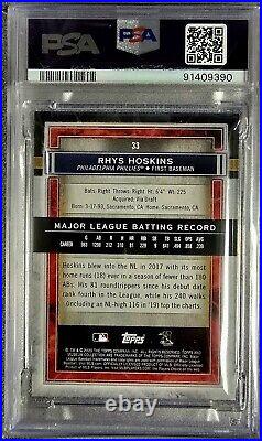 2024 archives signature series 1/1 Rhys Hoskins 2020 Topps Museum Collection