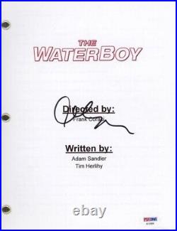 Adam Sandler Autographed The Waterboy Script PSA Authenticated