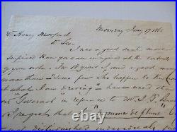 Antique Stephen C Massett Signed Autographed Letter 1865 To Henry Morford