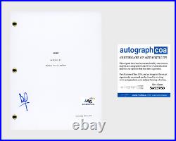 Brad Pitt Autograph Signed Seven Full Movie Script Acoa Coa