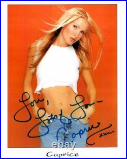 CAPRICE Autographed Signed 8x10 Photograph To Lori