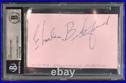 Charles Bickford d1967 signed autograph 2x3 cut Actor The Song of Bernadette BAS