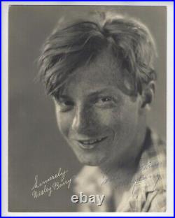 Child Actor Autograph Wesley Barry Signed Twice Photo Star Star Silent Screen