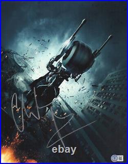 Christian Bale Signed Autograph 11x14 Batman Dark Knight Photo DC Bas Beckett