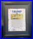 Donald Trump Autographed Signed Bill MAGA With Certificate Of Authenticity Notaty
