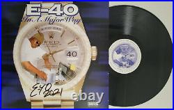 Earl Stevens E40 signed autographed In a Major Way album vinyl COA exact proof