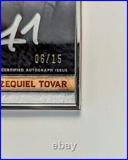Ezequiel Tovar 2023 Topps Museum Collection Framed Auto Silver Ink /15 RARE MINT