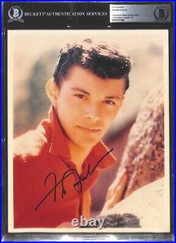 Frankie Avalon Grease Signed 8x10 Photo Auto Grade 10 BECKETT (Grad Collection)