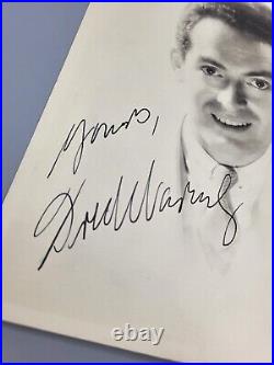 Fred Waring Autographed Hand Signed Headshot 8 x 10 Photograph Black & White
