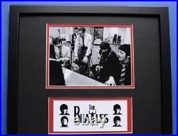 GEORGE MARTIN & Friends AUTOGRAPHS framed artistic display