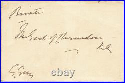 George Grey Autograph Envelope Signed