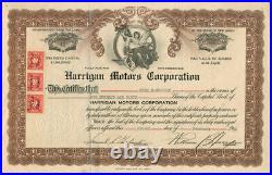 Harrigan Motors Corporation Automotive Stocks