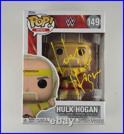 Hulk Hogan Autographed Funko Pop Wrestling Icon Collectible Signed COA