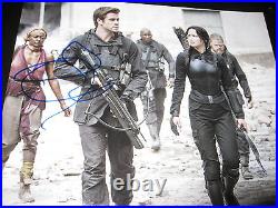 JENNIFER LAWRENCE LIAM HEMSWORTH SIGNED AUTOGRAPH 8x10 HUNGER GAMES MOCKINGJAY R