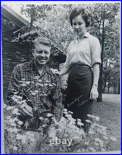 Jimmy Carter & Rosalynn Carter Signed 8x10 Photo Autographed
