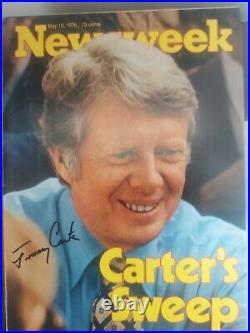 Jimmy Carter Signed NEWSWEEK Magazine 1978 Full Signature Autographed