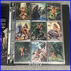 Joe Jusko Signed Edgar Rice Burroughs Complete Collection W 6 Holo Chase 1 Set