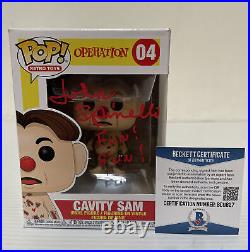 John Spinello Signed Autographed Funko Pop Cavity Sam Operation Beckett COA 12