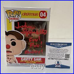 John Spinello Signed Autographed Funko Pop Cavity Sam Operation Beckett COA 2