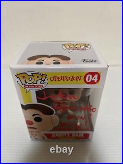 John Spinello Signed Autographed Funko Pop Cavity Sam Operation Beckett COA 4