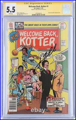 John Travolta Welcome Back Kotter Autographed Comic Book CGC 5.5