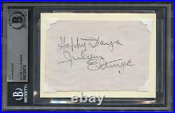 Julian Eltinge d1941 signed autograph 3x5 Cut Actor Film Stage Broadway BAS