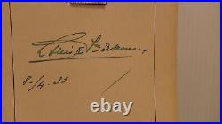 Louis II PRINCE OF MONACO Autograph with COA