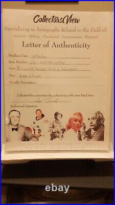 Louis II PRINCE OF MONACO Autograph with COA